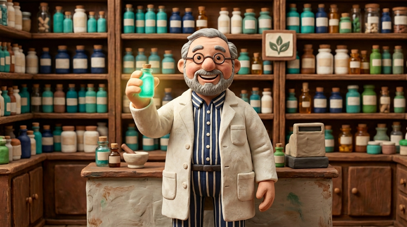 Prium Health - Floating capsules and spheres